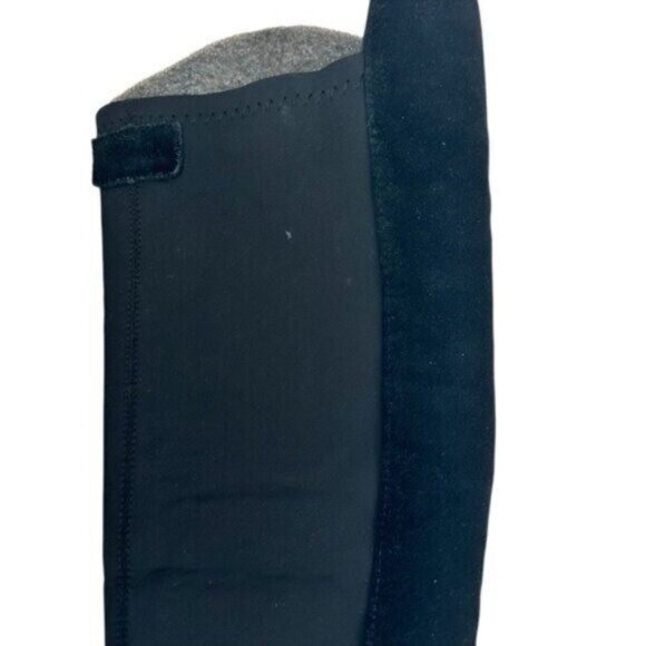 Stuart Weitzman 5050 Nappa Suede Leather Black Over The Knee Boots Size 7 - Picture 7 of 13